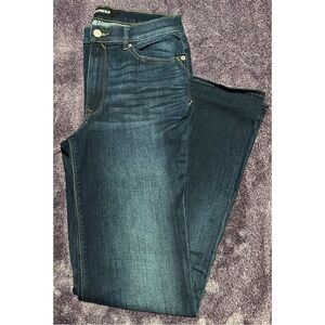 Express High Rise Bell Flare Jeans